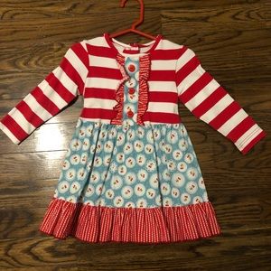 Ricrac and ruffles boutique dress